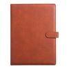 A4 Magnetic Leather Document Folder: Multifunctional Business Manager with Custom Logo