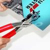 9-Inch Belt Punching Tool round Flat Oval Hole Leather Goods Paper DIY Effort-Saving Hole Puncher for Belt Buckle Crafting