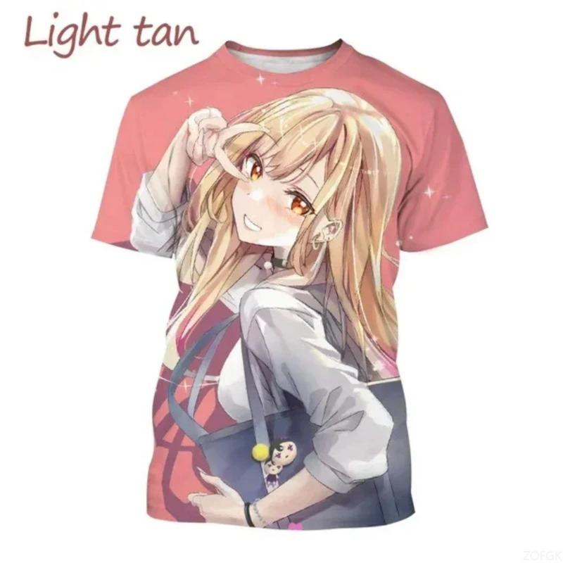 

Anime Characters 3D Printed T-shirt for Chrildren, Summer Harajuku Round Neck Breathable Short Sleeved Casual T-shirt 110