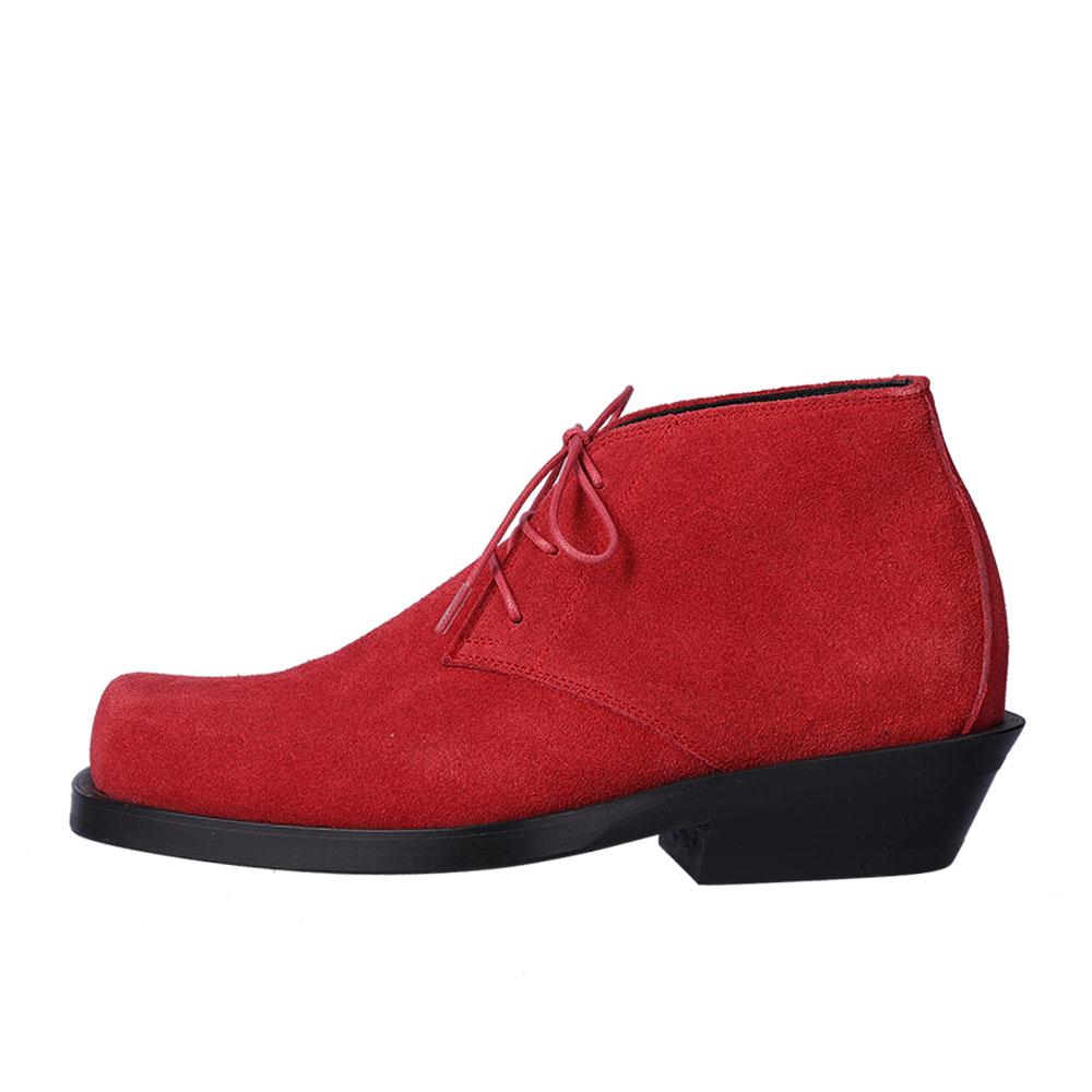 Nuosmiq Basa Chukka Boots Red Italy Sprit