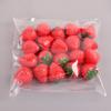 20pcs Lifelike Artificial Fruits Model Strawberry Simulation Kitchen Toy  Children/Kids