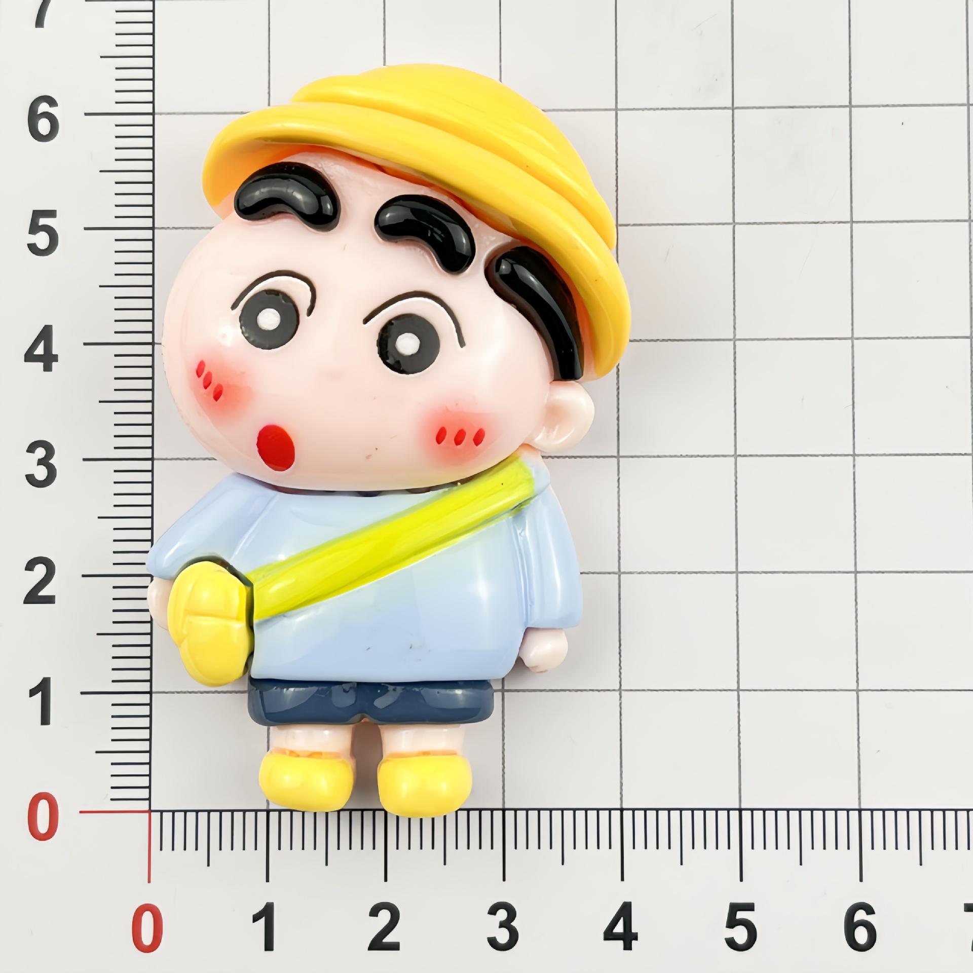 Shin-chan DIY Resin Accessories: Phone Case, Magnet, Keychain, Hair Clip Materials