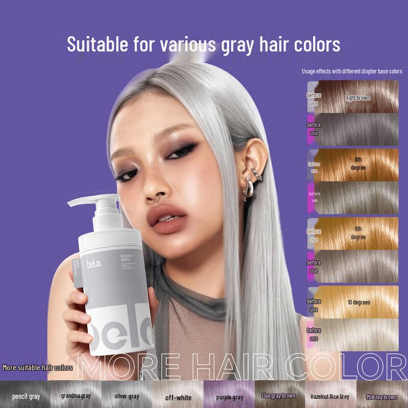 BELA Vibrant Grey Color Protect Shampoo