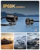 Backup Camera for 2 Rear Camera with Fisheye CCD lux Night Switchable between Normal and Mirrored with or without Guide IP68K and 12V Compact Car