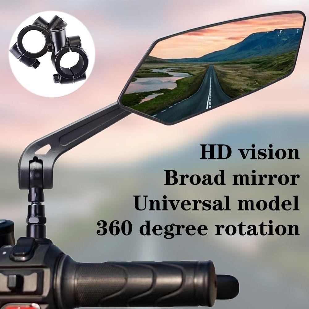 Easy To Use 360° Rotatable Bike Mirror Reflector Foldable Bicycle Mirrors Accessories Adjustable Motorcycle Rearview Mirror