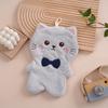 Animal Themed Kids Hand Towels Soft Absorbent Polyester Quick Drying for Kitchen and Bathroom