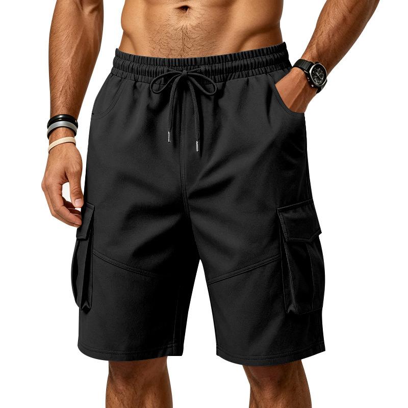 Cargo Shorts for Men Relaxed Fit Running Shorts With Multi-Pockets Elastic Waist Hiking Shorts Men's Summer Outdoor Golf Fishing Travel Work Shorts