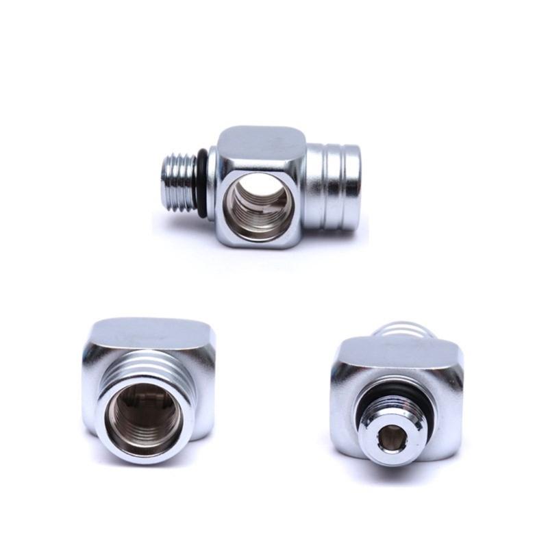 Tauchschläuche Adapter Tauchgänge Kajaks Erste Stufe Hochdruck 1 zu 3 7/16 Adapter 3-Wege-Verteiler Schlauch Gewindeverbindung