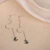 Super Fairy Butterfly Tassel Earlines Temperament New Niche Design New Earrings