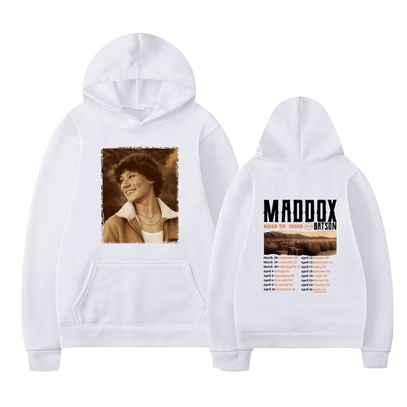 

Maddox Batson 2025 fashion new printed hoodie men s long sleeved sportswear fashion pullover hoodie hooded pocket sweatshirt S
