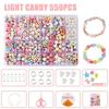 DIY Handmade Beaded Children's Toy Creative Loose Spacer Beads Crafts Making Bracelet Necklace Jewelry Kit Girl Toy Gift
