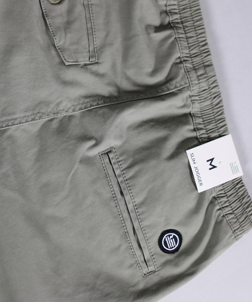 Haipeodenim Light Olive Drop Crotch Jogger