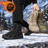 Foreign Trade, Winter High-top Combat Boots, Piled and Thickened Warm Martin Boots, Non-slip and Wear-resistant Outdoor Snow Boots