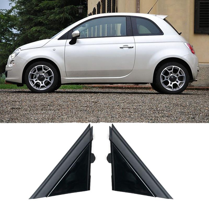 For FIAT 500 2012- Molding Door Mirror Triangle plate Cover Flag Cover Front Window A-pillar Triangle 1SH17KX7AA 1SH16KX7AA