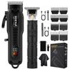 New multifunctional electric hair clipper set oil head electric clipper long endurance men's razor digital display barber scissors universal