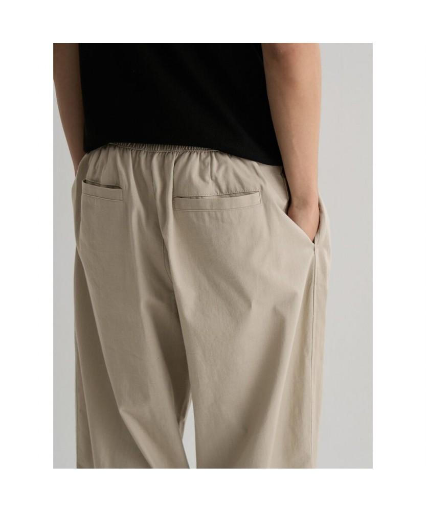 8seconds Cotton Spandex Balloon Fit Pants Beige