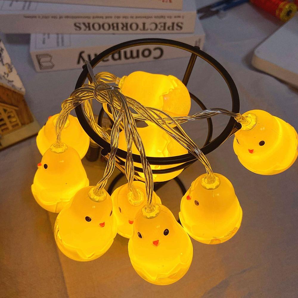 Eggs Chick Carrot Easter LED String Warm Light Festival Lamp Fahion Garland Lights  Party
