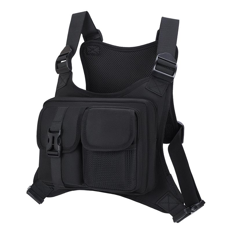 Men's Tactical Anti-Theft Chest Bag – Outdoor Vest Pack for Cycling Running & Sports Activities