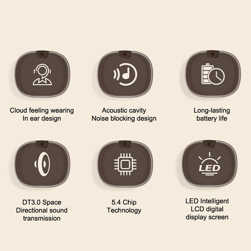 Wireless Sleep Earphone Mini Invisible Bluetooth-Compatible Earphones In Ear Sleep Earbuds Noise Reduction Game Call Headphones