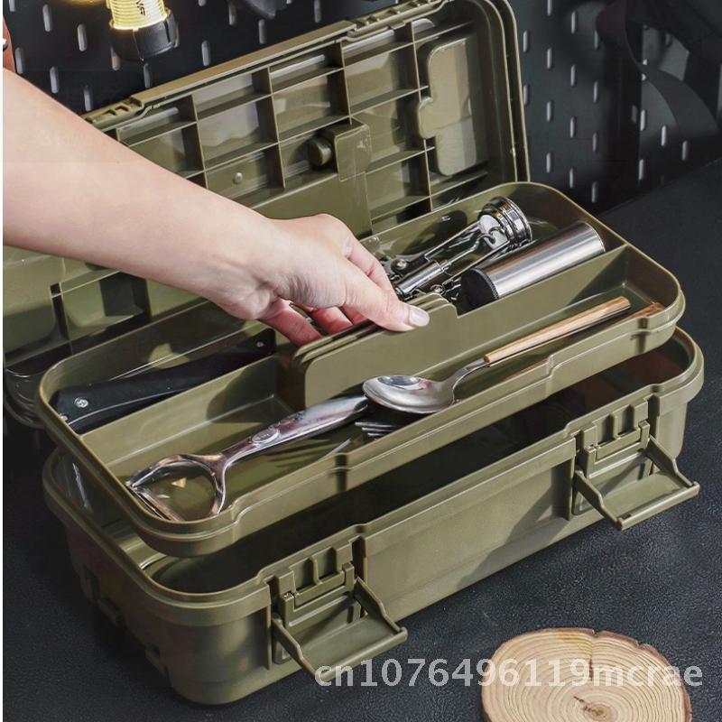 Thickened Plastic Tool Storage Box Gardening Organizer Modern Minimalist Hardware Set Storage Car Layering Hand Carried