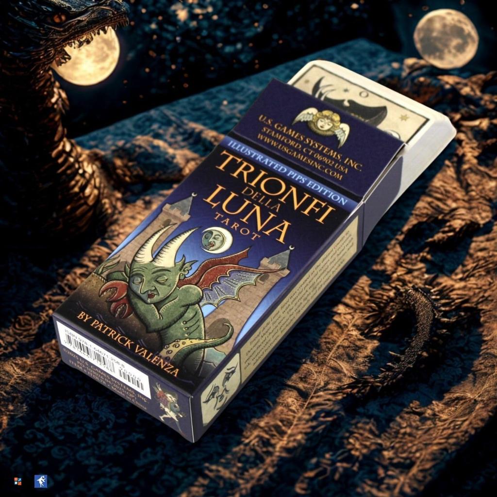 Trionfi Della Luna Marseille 78 Tarot with Japanese Authentic Product I.I.J. Tarot, Edition, Cards, Reading, Instructions,