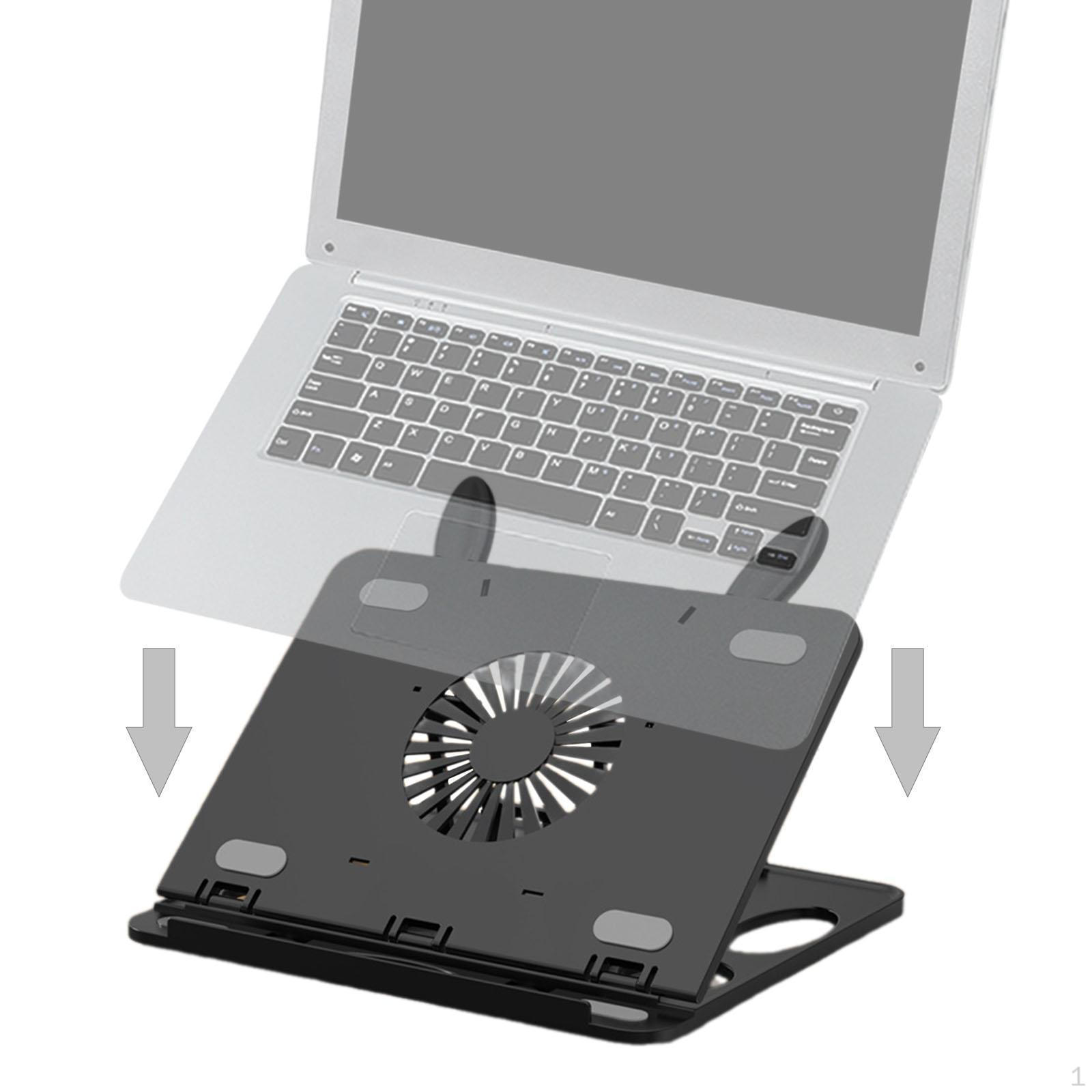 

Регулируемая подставка для ноутбука, компьютерная полая конструкция, практичное охлаждение, многофункциональная вентиляция чёрный