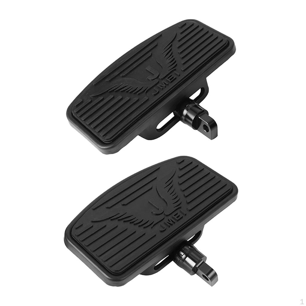 1 Pair Rear Passenger Floorboards Footboard Footrests Repairing Accessory Footpegs Foot