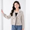 Fanzhen Women's Short Wool Blend Coat for Petite Fit