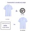 Men's Business Lapel Polo Shirt with Custom Logo Printing