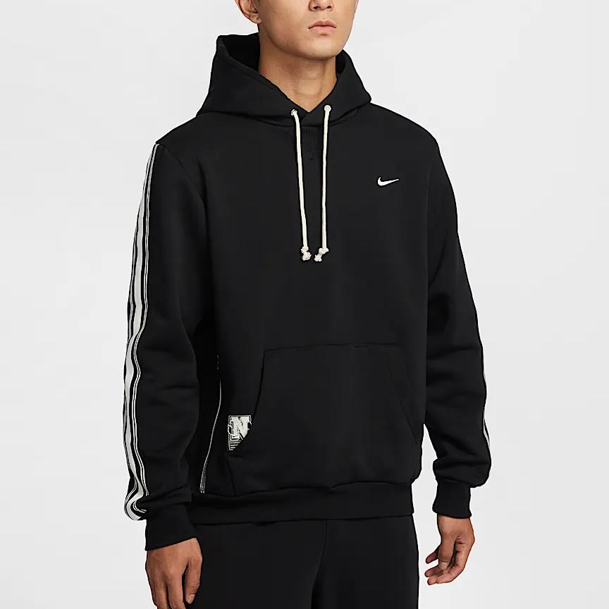 Nike Sportswear Mens Basketball Series Fleece Simple Comfortable Long Sleeve Hoodie Men Hoodies Black HJ3882010