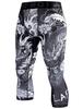 Compression Leggings Tights Cool Quick Dry UV High YSK10 Dragon Size XL [LAFROI] 3/4 [UPF50+ Protection, Sweat-wicking, Cooling, Elasticity] -
