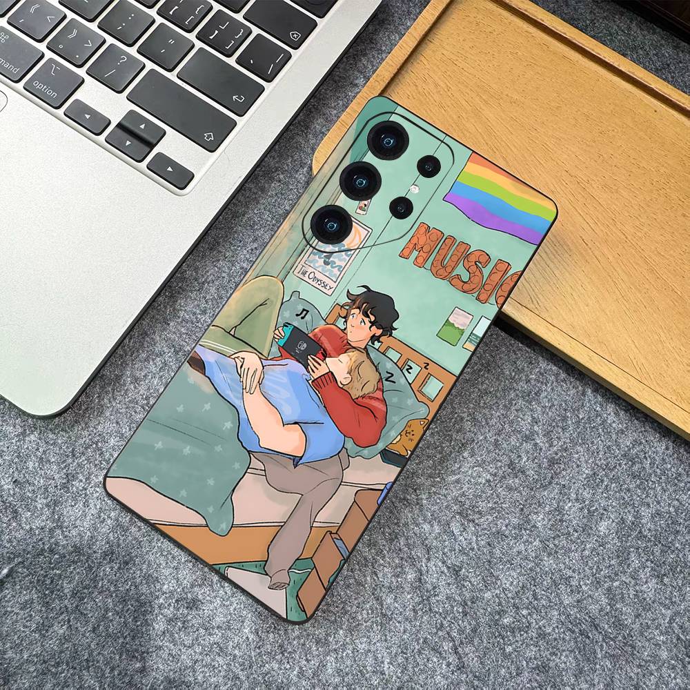 

Love H-HeartstopperS Cute Phone Case For Samsung S 24 Fe 25 Ultra Plus 20 Lite 21 30 22 23 24 22 Ultra 5G Fundas Samsung S30 5G