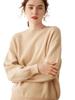 Women's Cashmere Round Neck Pullover Sweater - Autumn/Winter Thick Knit Base Layer