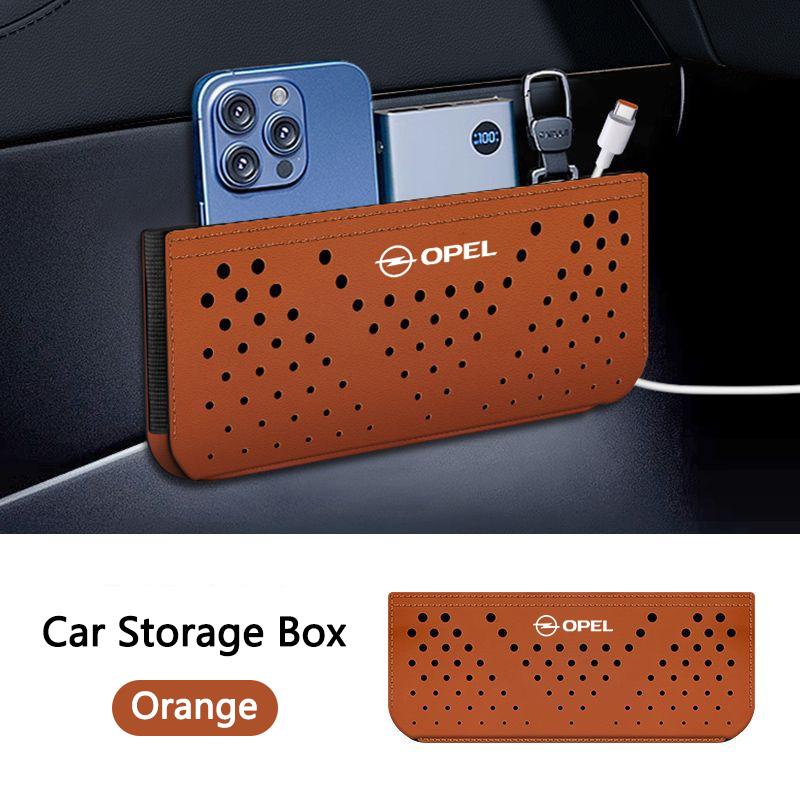 AAAYQ1 Fashion Leather Car Seat Storage Box Seat Gap Storage Box Cell For Opel Vauxhall OPC ADAM Insignia Antara Corsa J D H Kadett GT