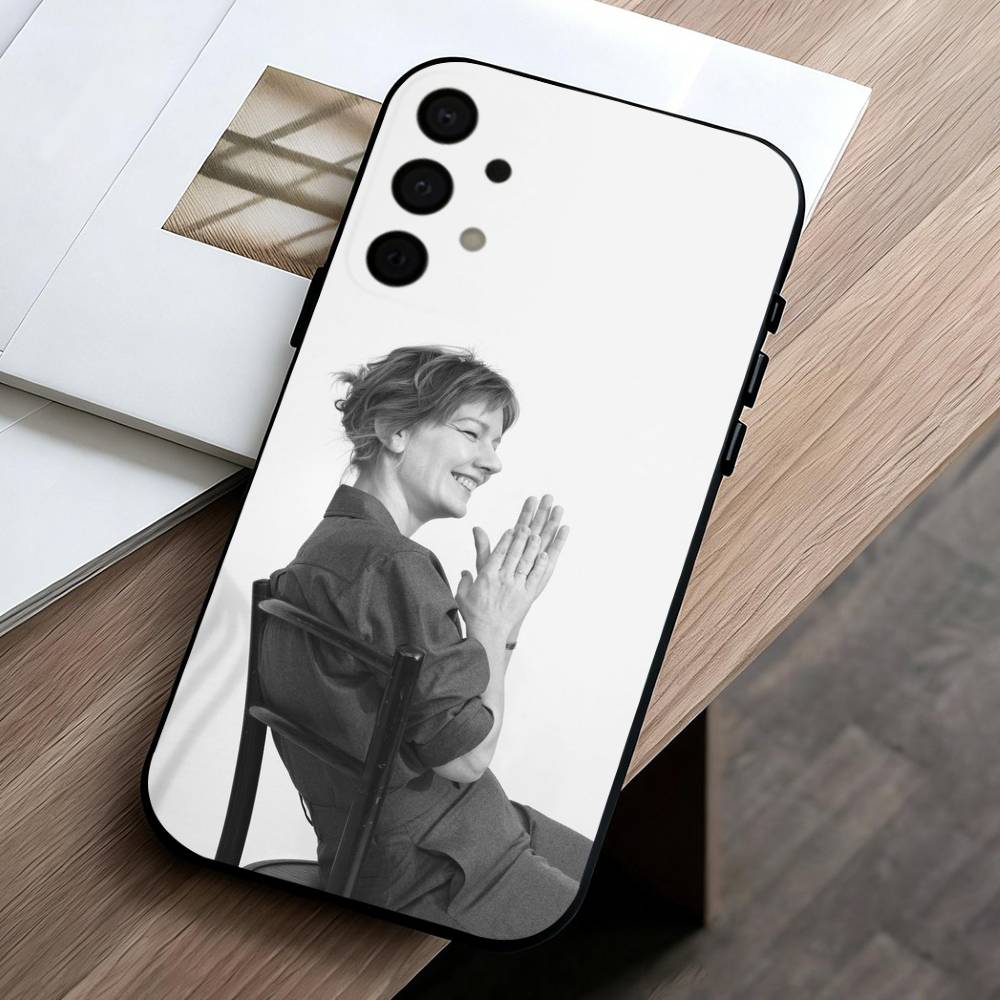 German Actress Sandra Huller   phone Case For Samsung Galaxy A73,A72,A71,A70,A53,A52,A51,Others Soft Black Shell