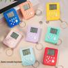 Cross-Border Handheld Mini Game Console Keychain Pendant Stationery Gift Toy