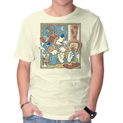 Unisex Crew Neck T-Shirt Nighty Night Graphic Short Sleeve Casual Tee