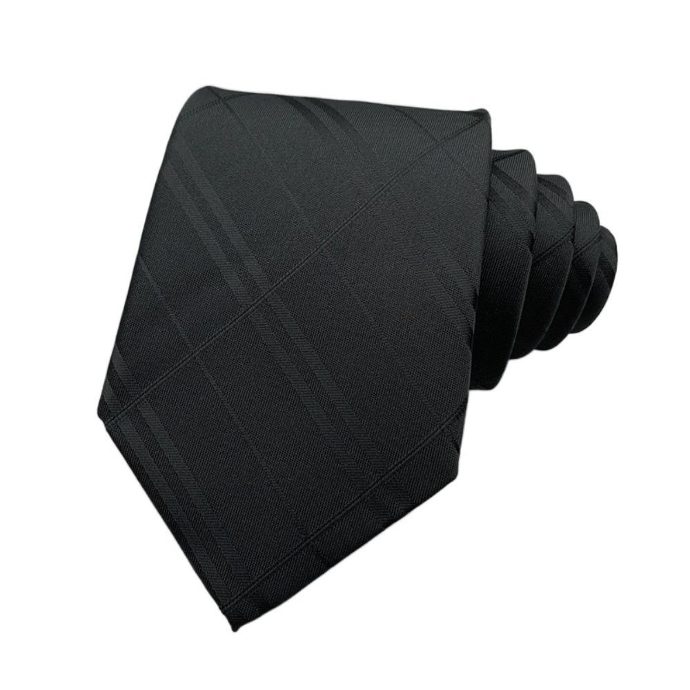 Jednolity Kolor Męski Krawat Kwiatowa Retro Zawiść Klasyczny Czarny Krawat Koszula