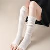 The Grey Calf Socks for Women's Autumn and Winter Are Slimming, Warm and Won't Fall Off. The Thigh-high Boot Covers