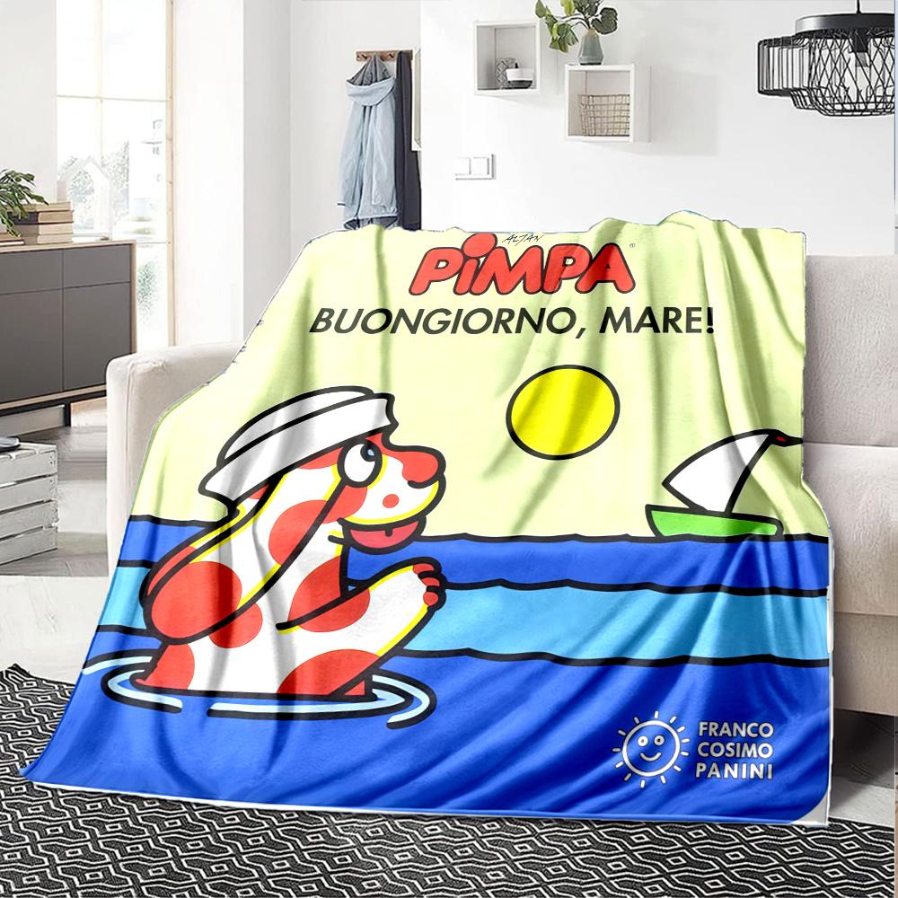 Pimpa Blanket, High quality Comfortable for All Seasons, Home Decor, Warmth and Comfort