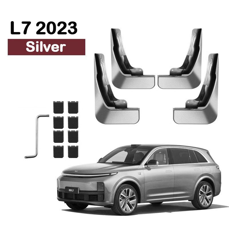 For Lixiang L6 L7 2024 Car Non-destructive Baking Paint Mudguards Front & Rear Wheels Splash Proof Fenders Auto Accessories