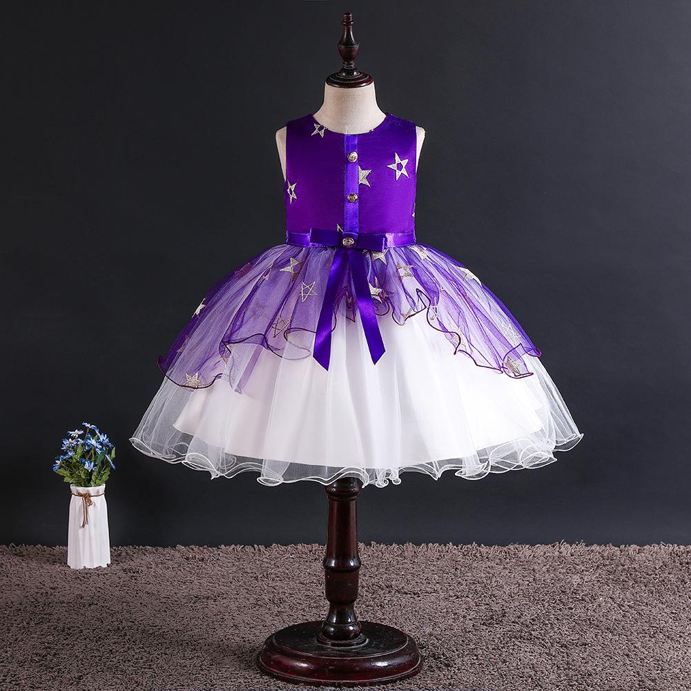 Dětské Dětské Princeznovské Šaty Sukně Dívčí Nepravidelná Síťovaná Tylová Tutu Červen 1 Dívčí Vystoupení