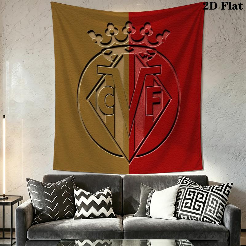 Villarreal Wall Tapestry Aesthetic Wall Hanging Printed Fabric Blanket Decorative Tapestries for Bedroom Living Room Home Decor