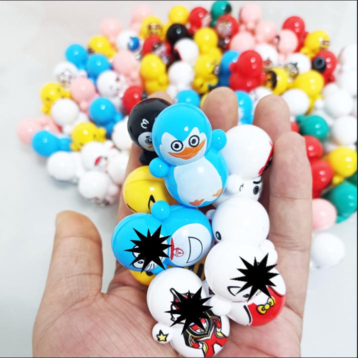 TikTok Stil Mini Stehaufmännchen Astronaut Tiger Blau Desktop Ornament Spielzeug Blind Box