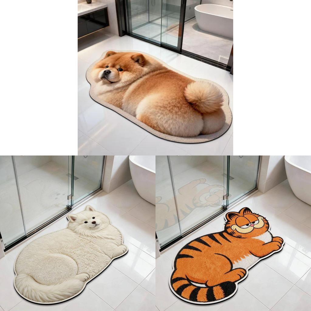 Realistic Bathroom Mat Non Slip Absorbent Silicone Daze For Home And Bathroom Use