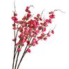 Künstliche Kirschblütenzweige 88 cm Falsche Pflaumenblüten Realistisches Blumenarrangement für DIY Heim Hochzeitsfeier Dekoration
