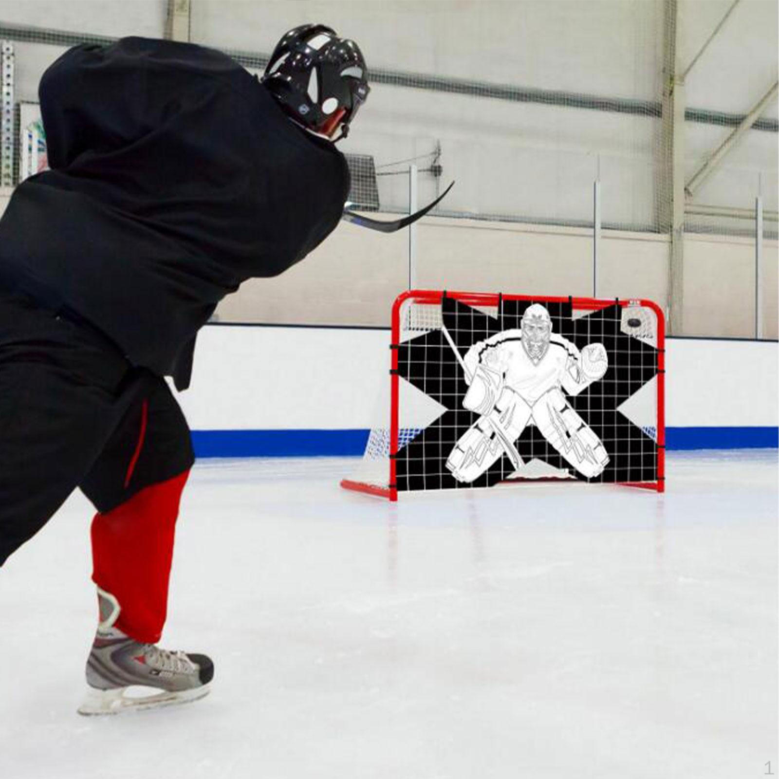 

Хоккейные ворота, вратарская мишень, складная переносная, простая установка, тренировочная сетка для S
