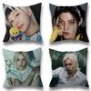 Regali Cuscini Arredamento Ufficio Casa Camera da Letto Divano Cuscino Auto Copricuscino 45x45cm Idol Cool F-Felixse cantante