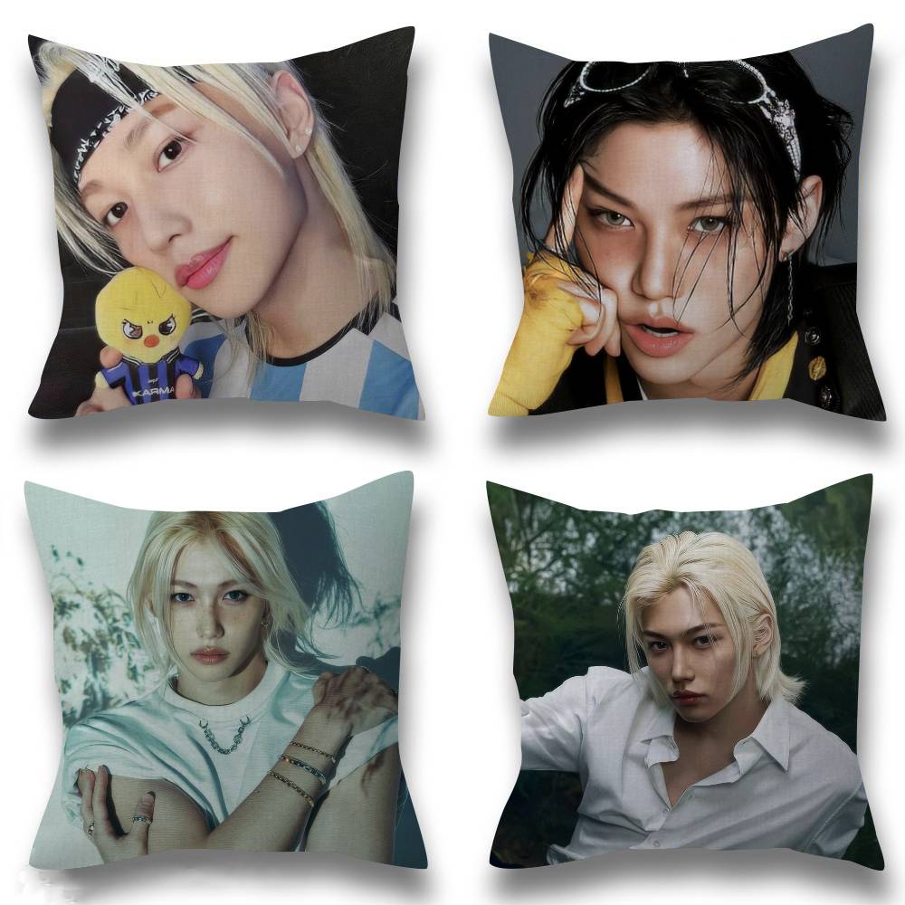 Regali Cuscini Arredamento Ufficio Casa Camera da Letto Divano Cuscino Auto Copricuscino 45x45cm Idol Cool F-Felixse cantante