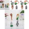 Collectible Madagascar Movie Action Figures Mini Dolls For Collection And Decoration Safe Material